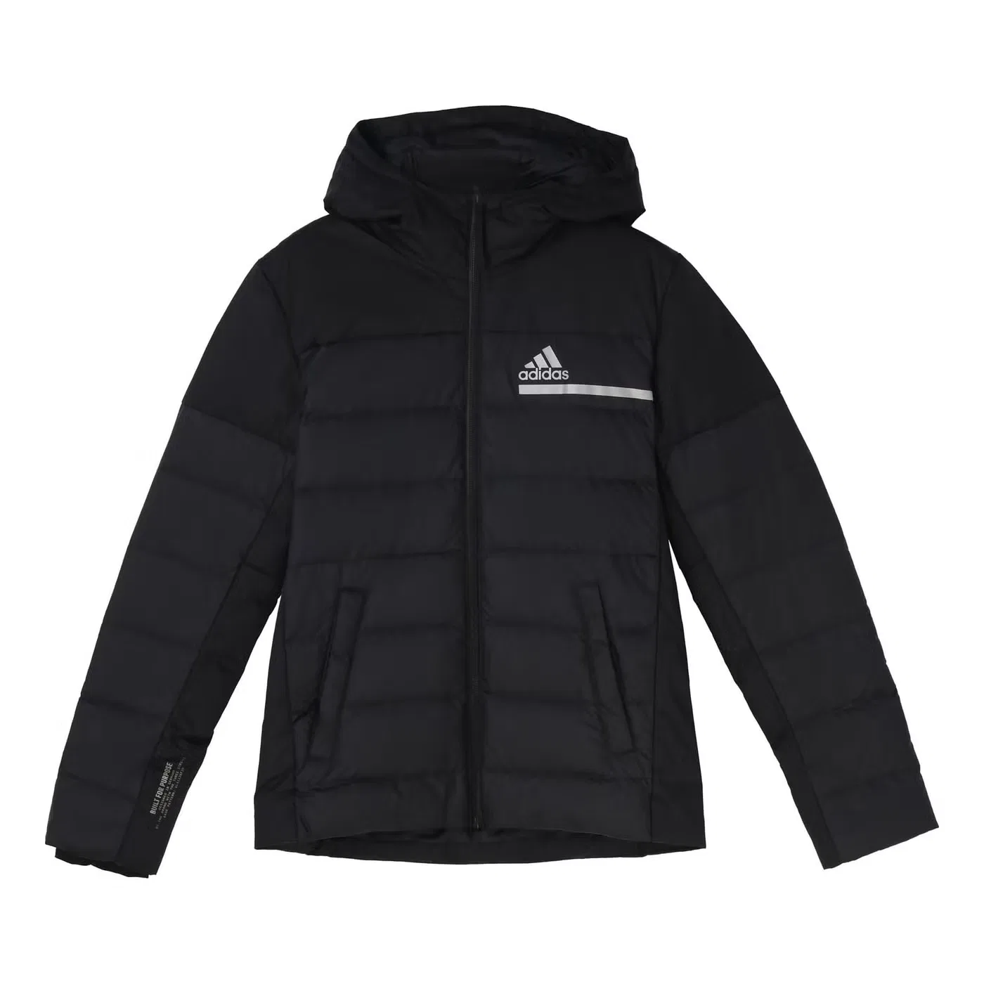 Куртка утепленная с капюшоном Adidas, черный