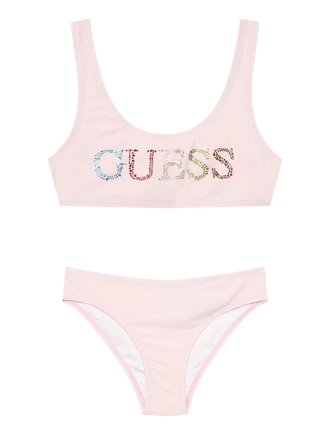 Купальник для девочки Guess, светло-розовый