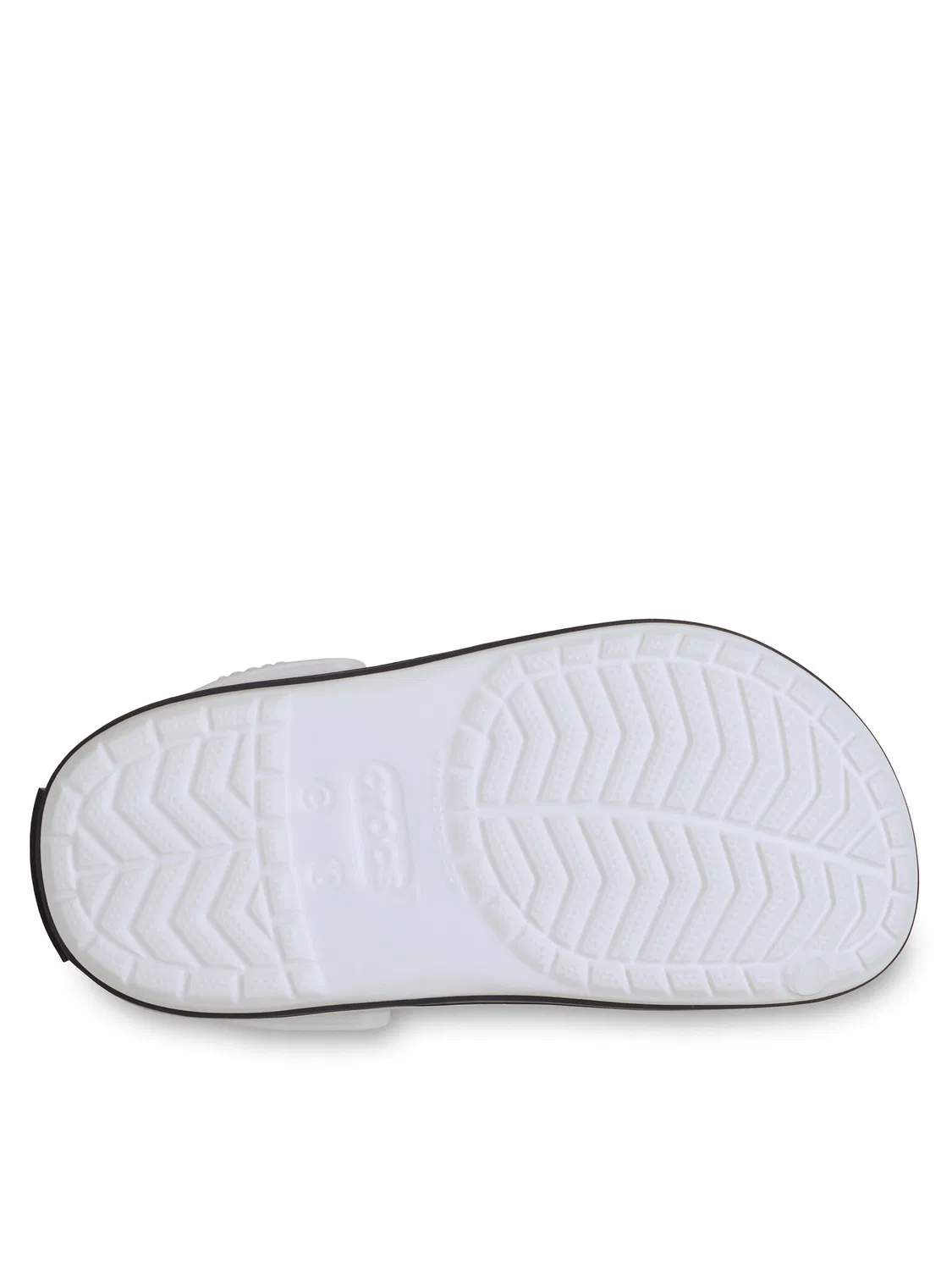 Шлепанцы для девочки Crocband Clog Crocs, белый — фото 4