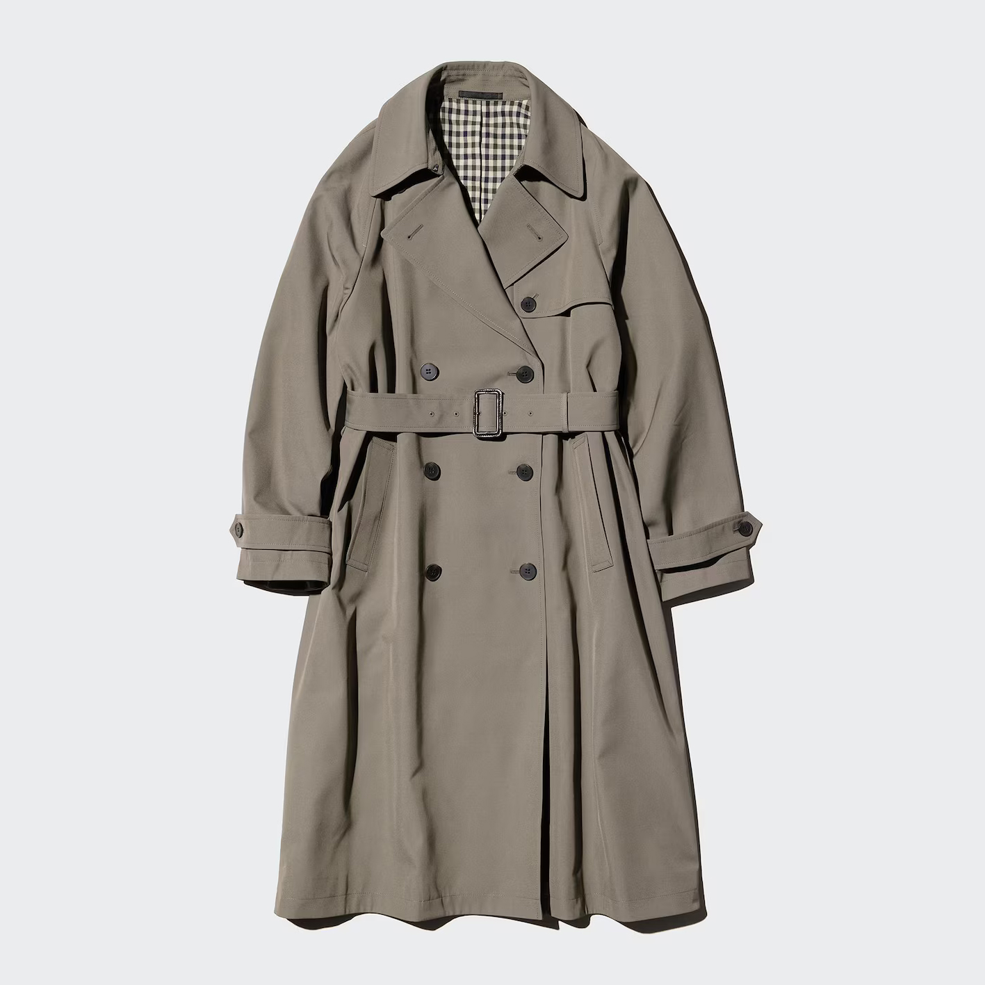

Тренч Uniqlo свободного кроя Unisex, 33 хаки