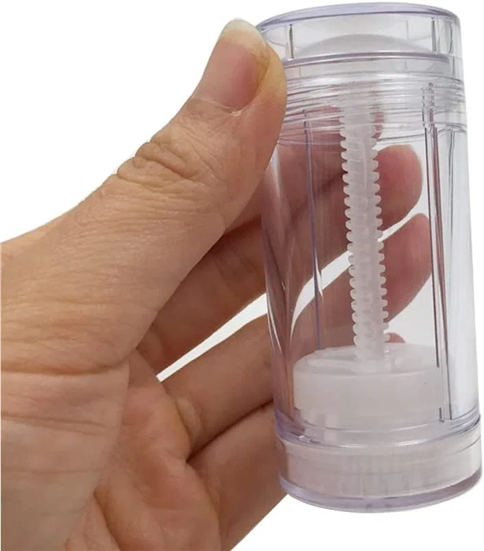 5 Packs Plastic Deodorant Containers 30ml Empty Clear Cylinder Refillable Deodorant Tube Bottles for Lip Balm Lipstick, USRommaner, Transparent — фото 3