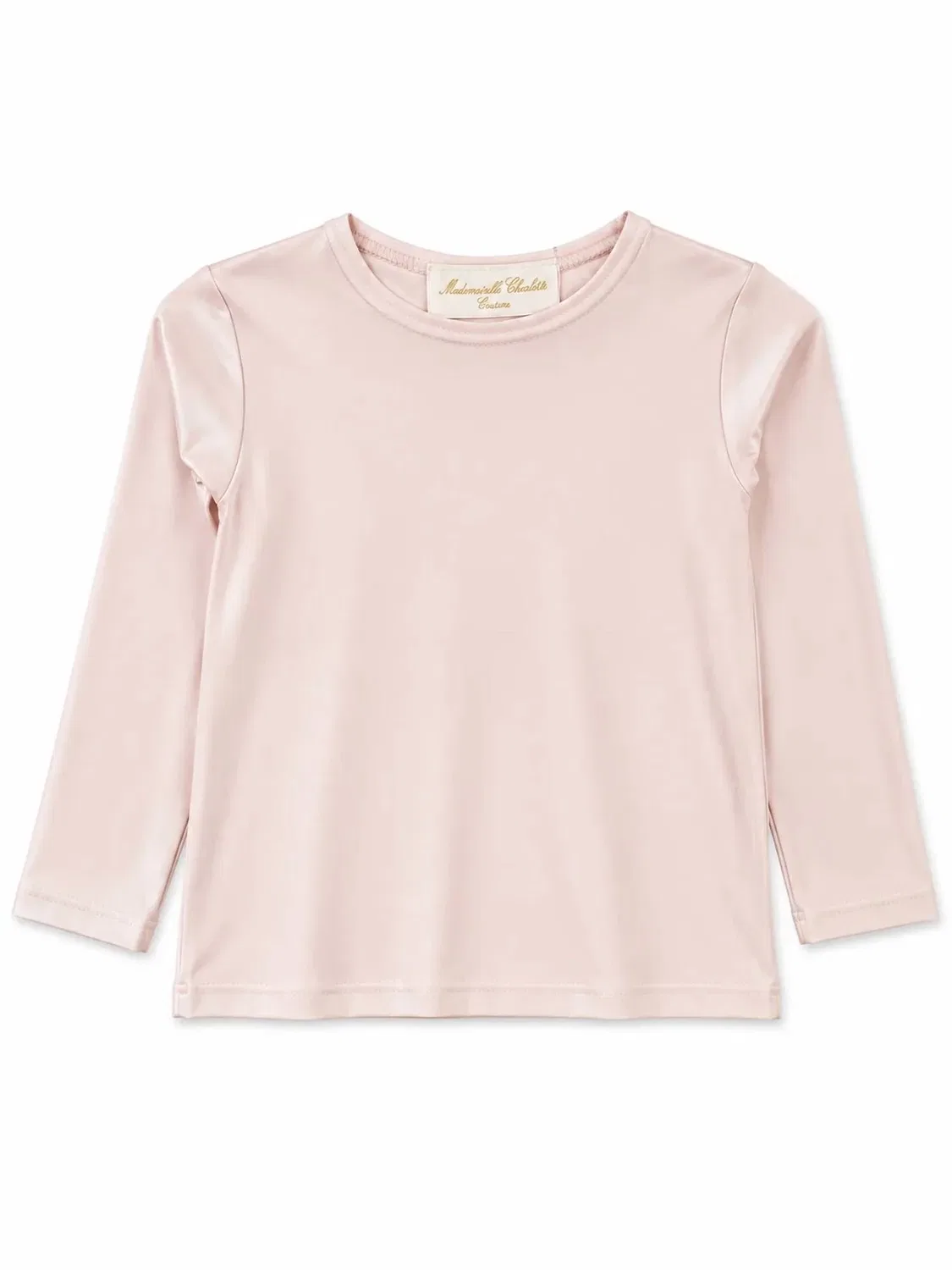 Детский лонгслив с рукавом три четверти Mademoiselle Charlotte, Blush Pink
