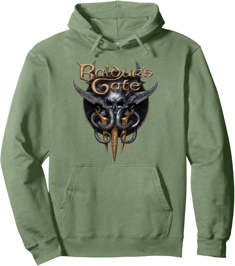 

Толстовка худи Dungeons & Dragons Baldur's Gate III, зеленый