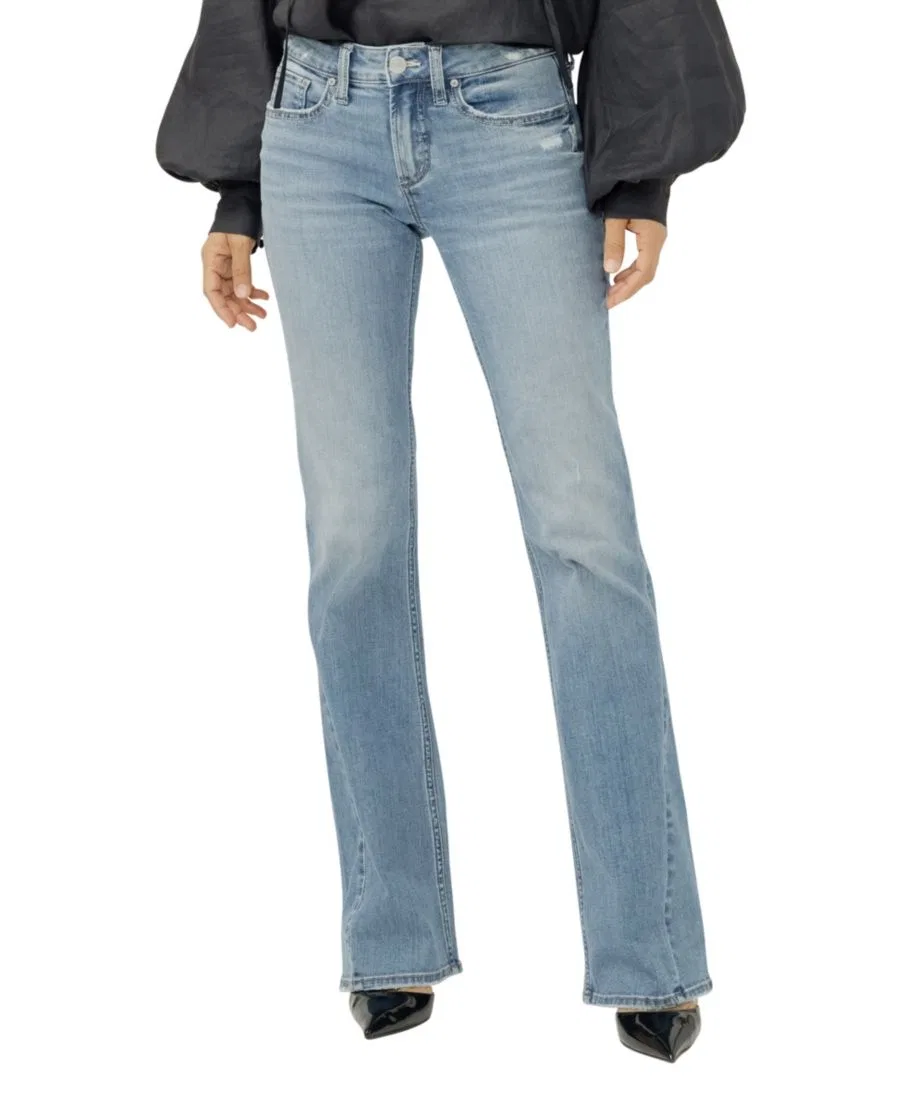 Джинсы скинни с высокой талией Silver Jeans Co., Haze