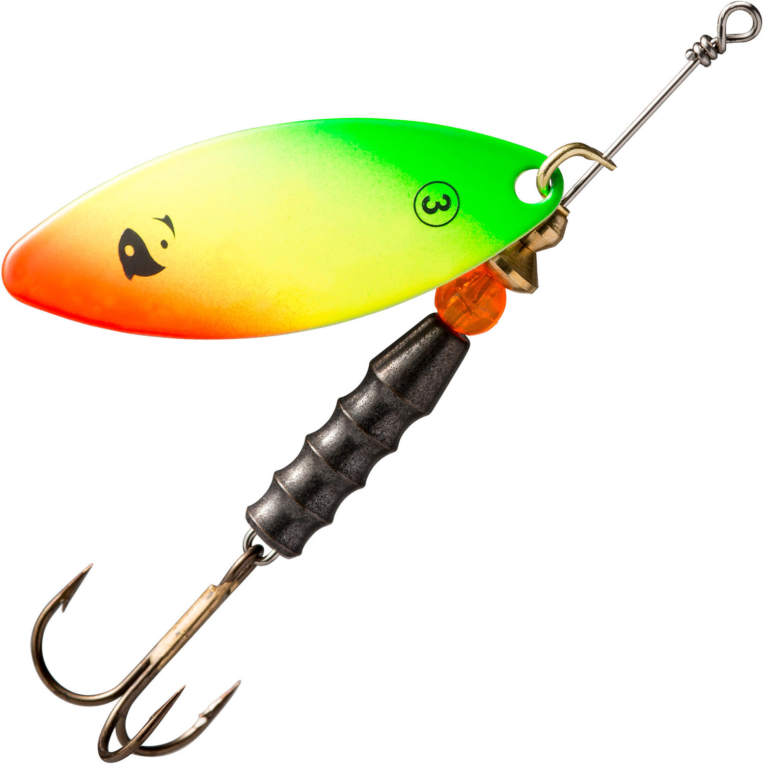 

Спиннер Predator Fishing Weta + №4 Fire Tiger CAPERLAN, зеленый/красный/желтый