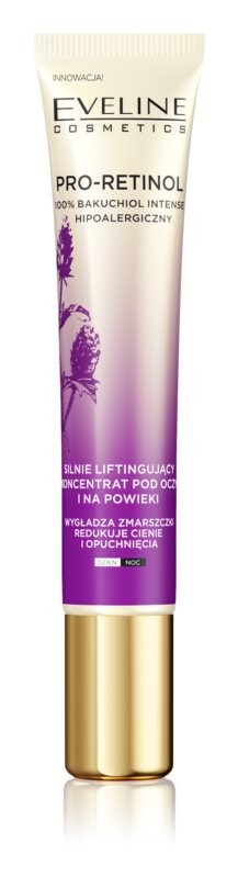 

Легкий крем-лифтинг для области вокруг глаз Eveline Cosmetics Pro-Retinol 100% Bakuchiol Intense