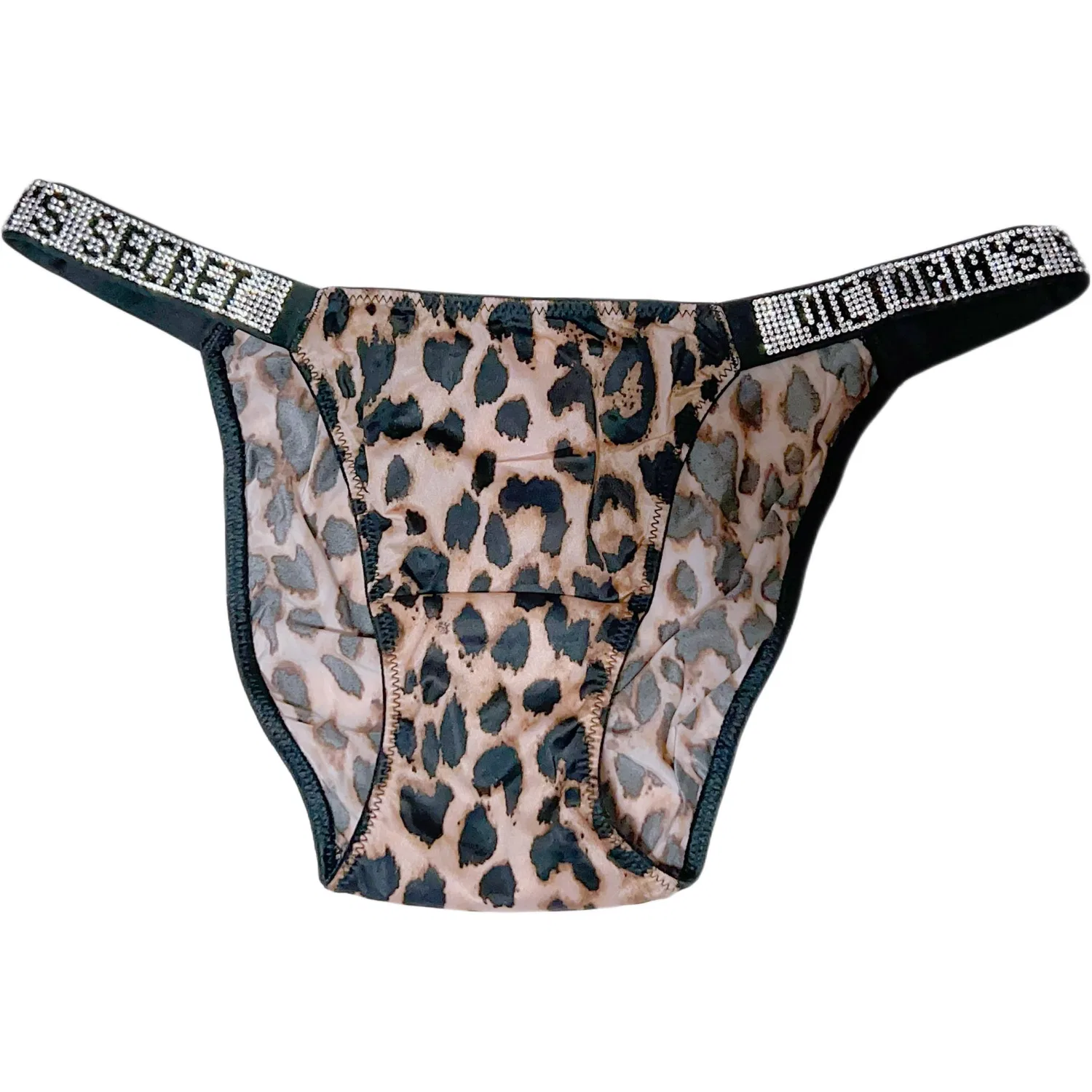 Женские трусы-слипы с принтом Victoria's Secret, 1 Pack (Brown) — фото 3