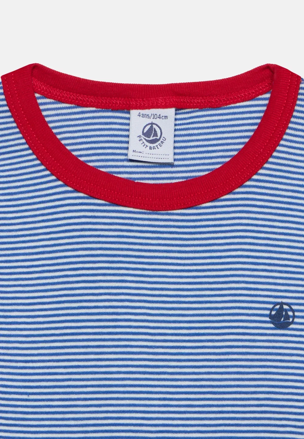 Комплект - пижама Petit Bateau, Ultramarine/Marshmallow — фото 4