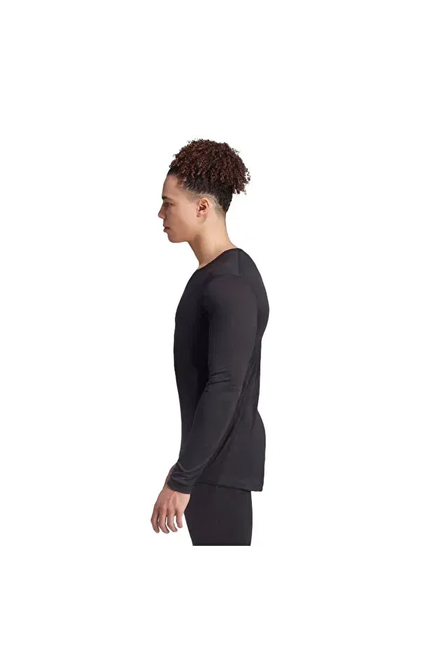 Мужская футболка с длинным рукавом мерсеризованная Xperior Adidas, Black — фото 2