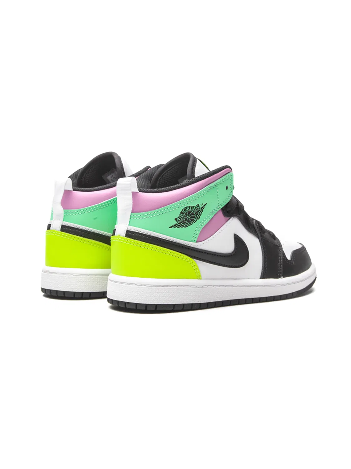 Кроссовки Jordan 1 Mid, белый — фото 2