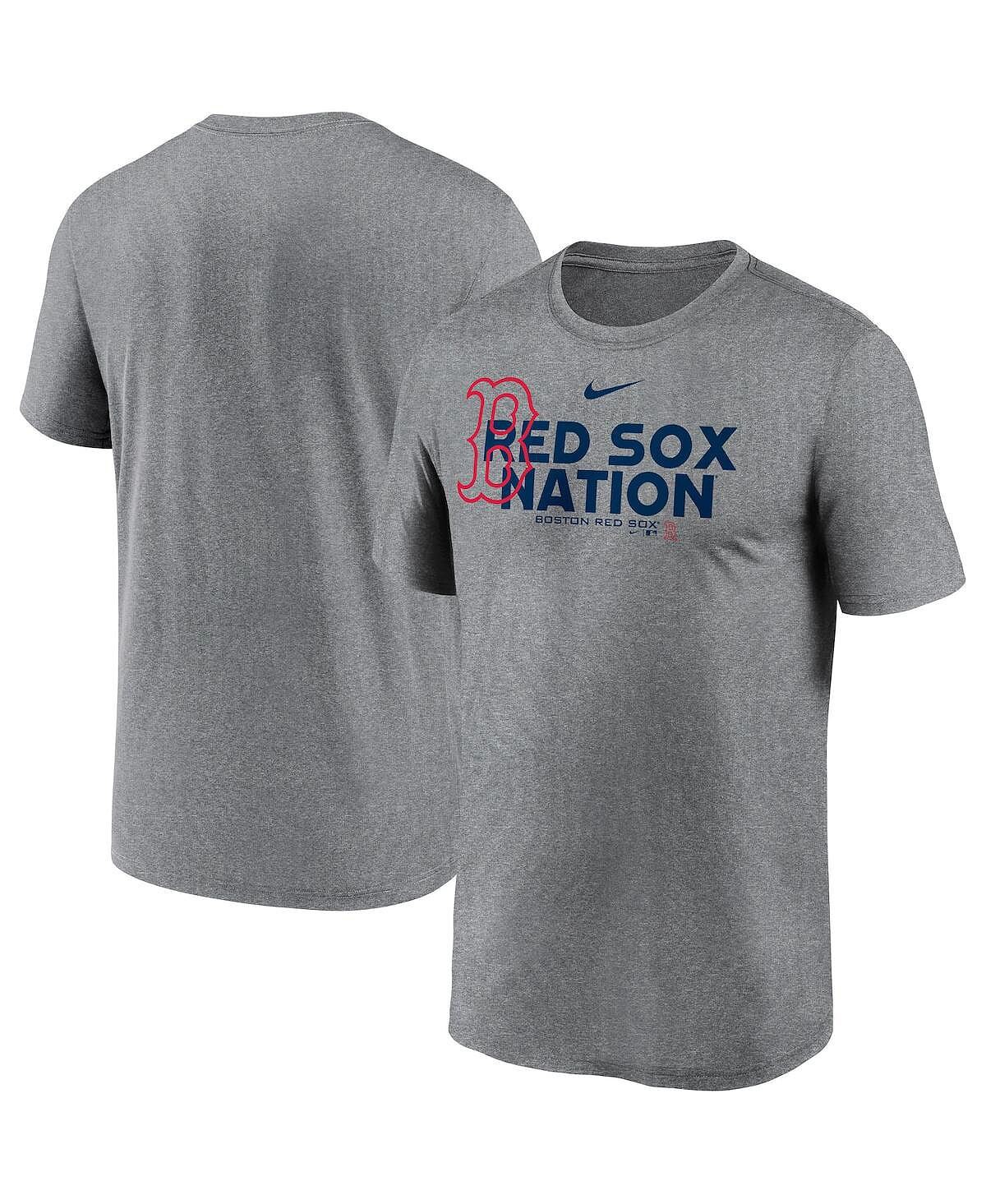 

Мужская футболка с меланжевым покрытием boston red sox local rep legend Nike, мульти