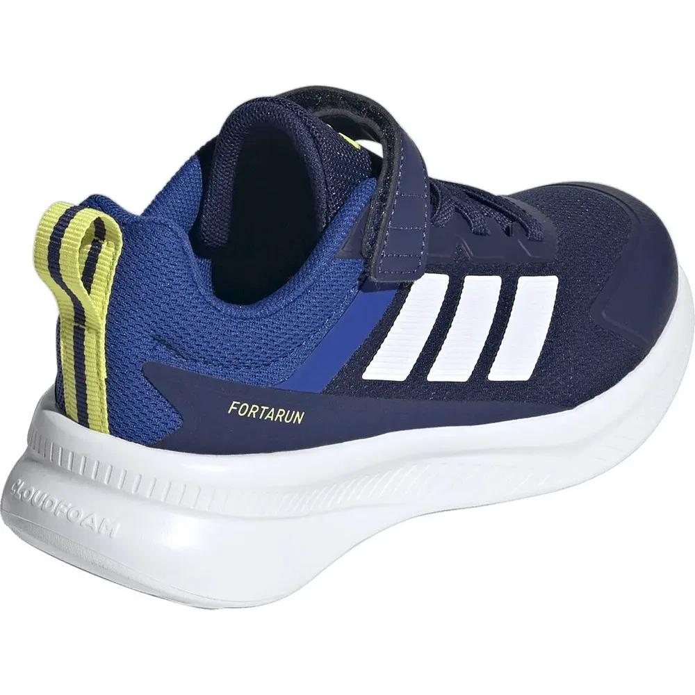 Детские кроссовки для мальчиков с плоской подошвой Fortarun 4.0 El C adidas, Navy — фото 4
