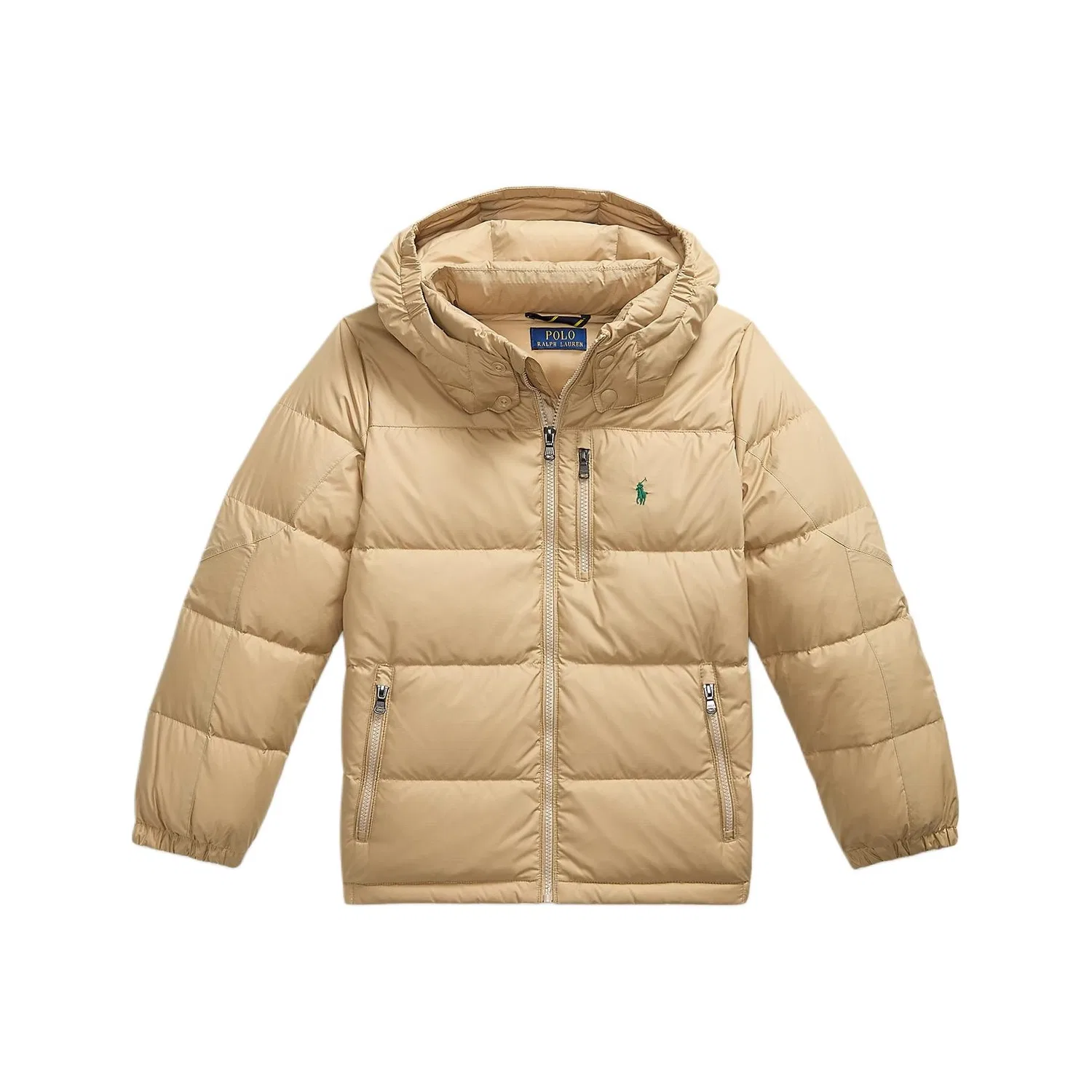 Детский пуховик с капюшоном Polo Ralph Lauren, Vintage Khaki