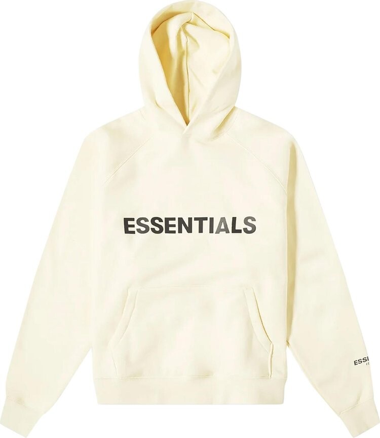 

Худи Fear of God Essentials Pullover Hoodie 'Buttercream', кремовый, Бежевый, Худи Fear of God Essentials Pullover Hoodie 'Buttercream', кремовый