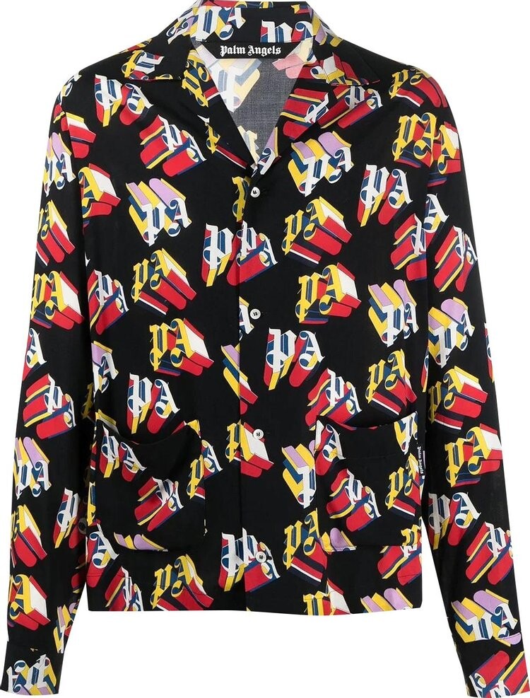 

Рубашка Palm Angels 3D Pajama Shirt 'Black/Red', черный