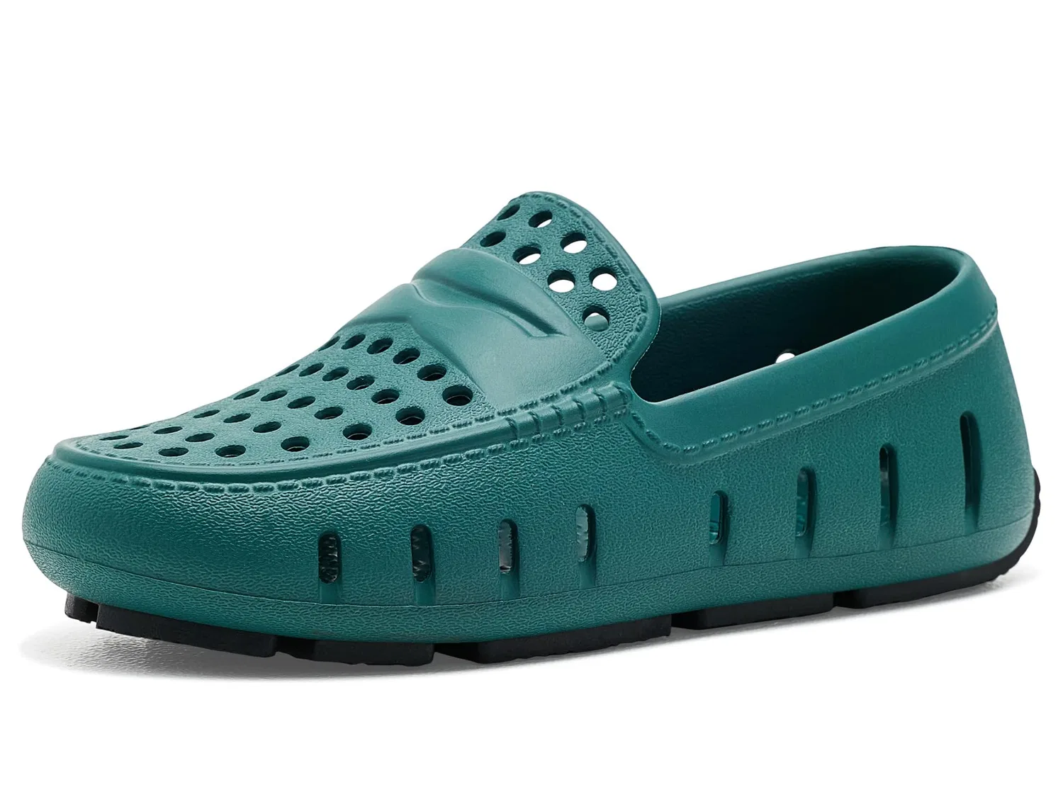 Лоферы Prodigy Classic (для малышей и маленьких детей) Floafers Kids, Teal/Black — фото 2