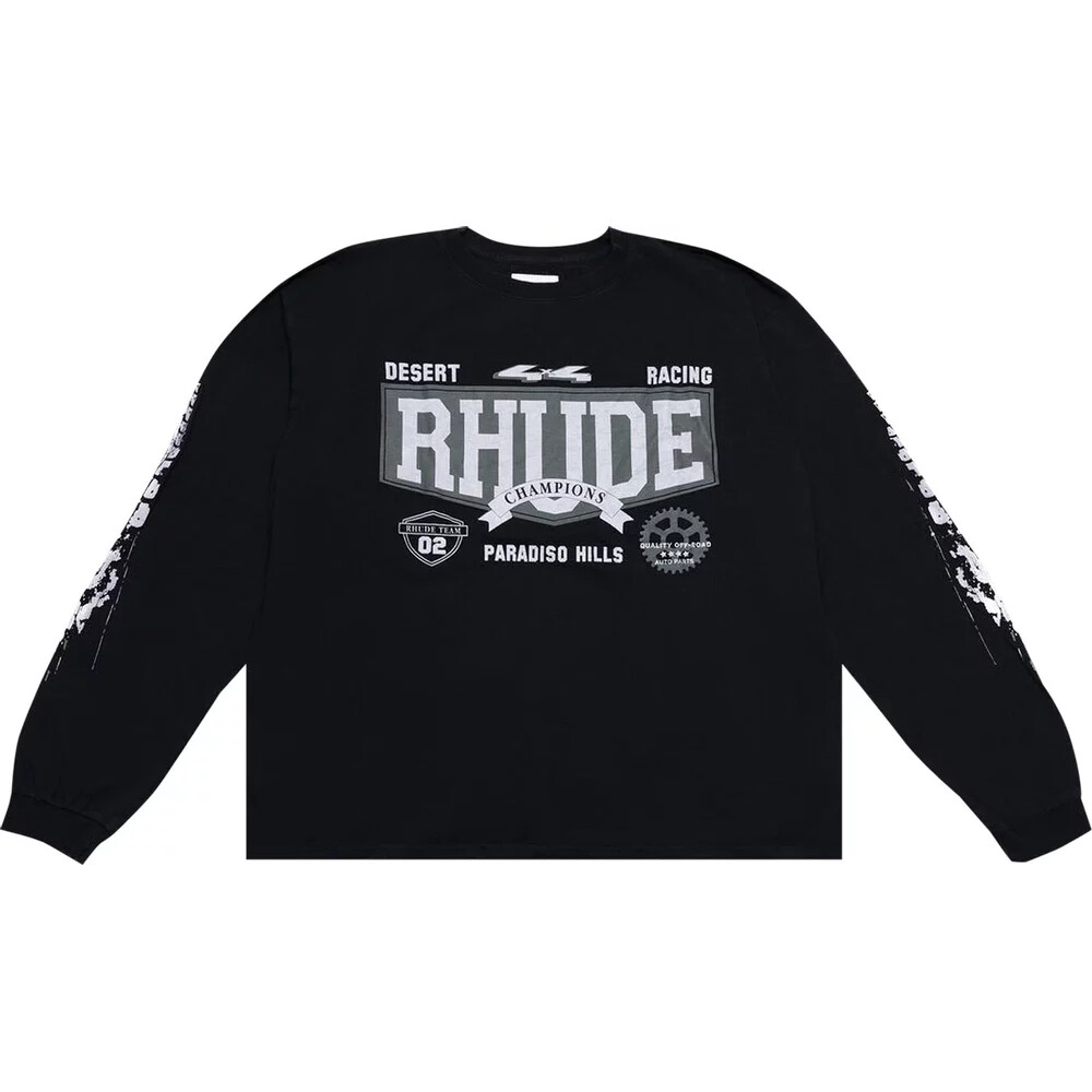 

Лонгслив Rhude 4x4 Vintage, черный