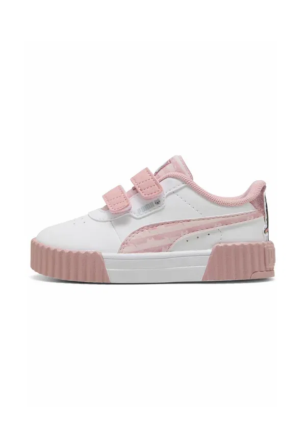 Кроссовки с липучкой X Gabby's Dollhouse Carina 3.0 Puma White/Wild Pink, белый/розовый