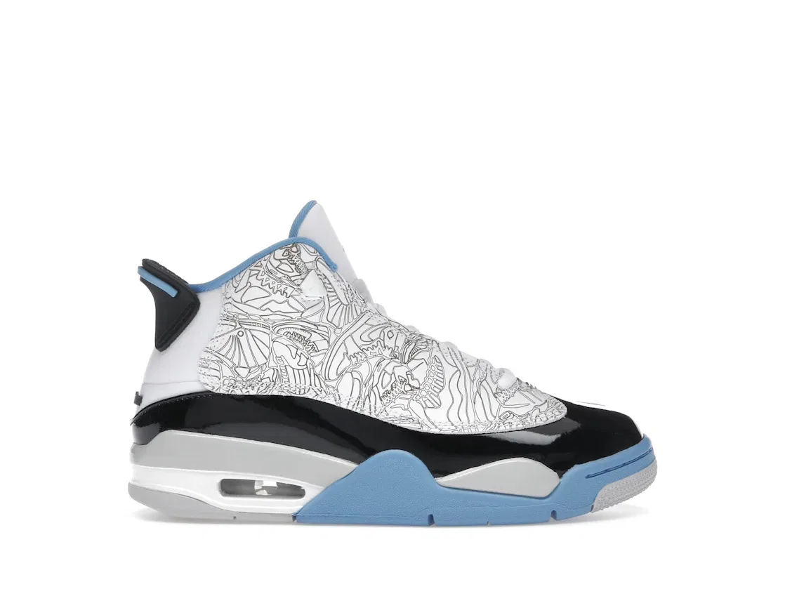 Детские кроссовки Lifestyle Jordan Dub Zero Jordan, White/Legend Blue/Black/Neutral Grey