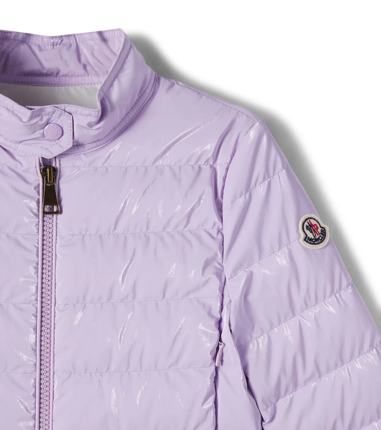 Пуховик Chemile Moncler Enfant, фиолетовый — фото 3