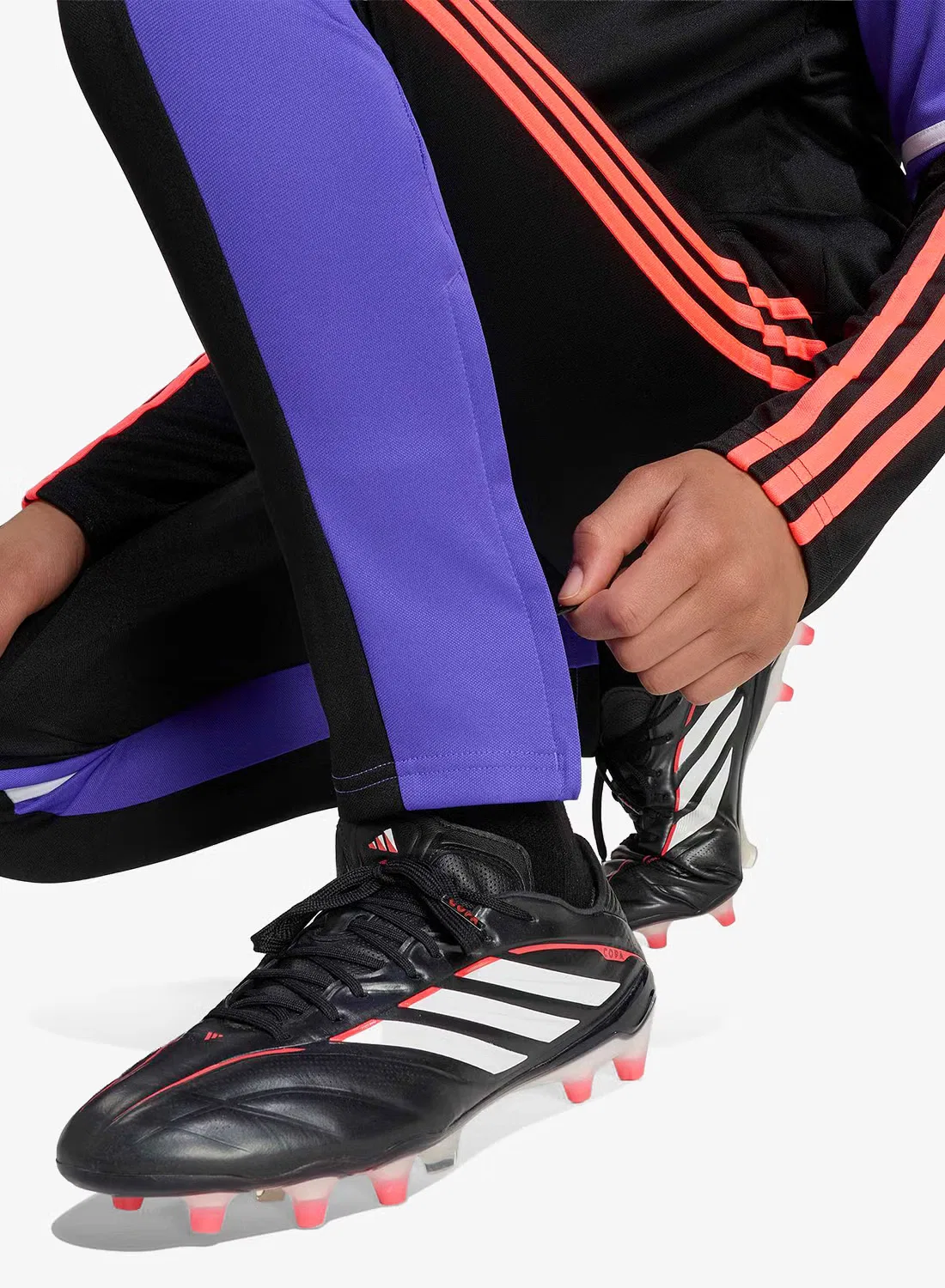 Штаны тренировочные с логотипом Adidas, черный — фото 3