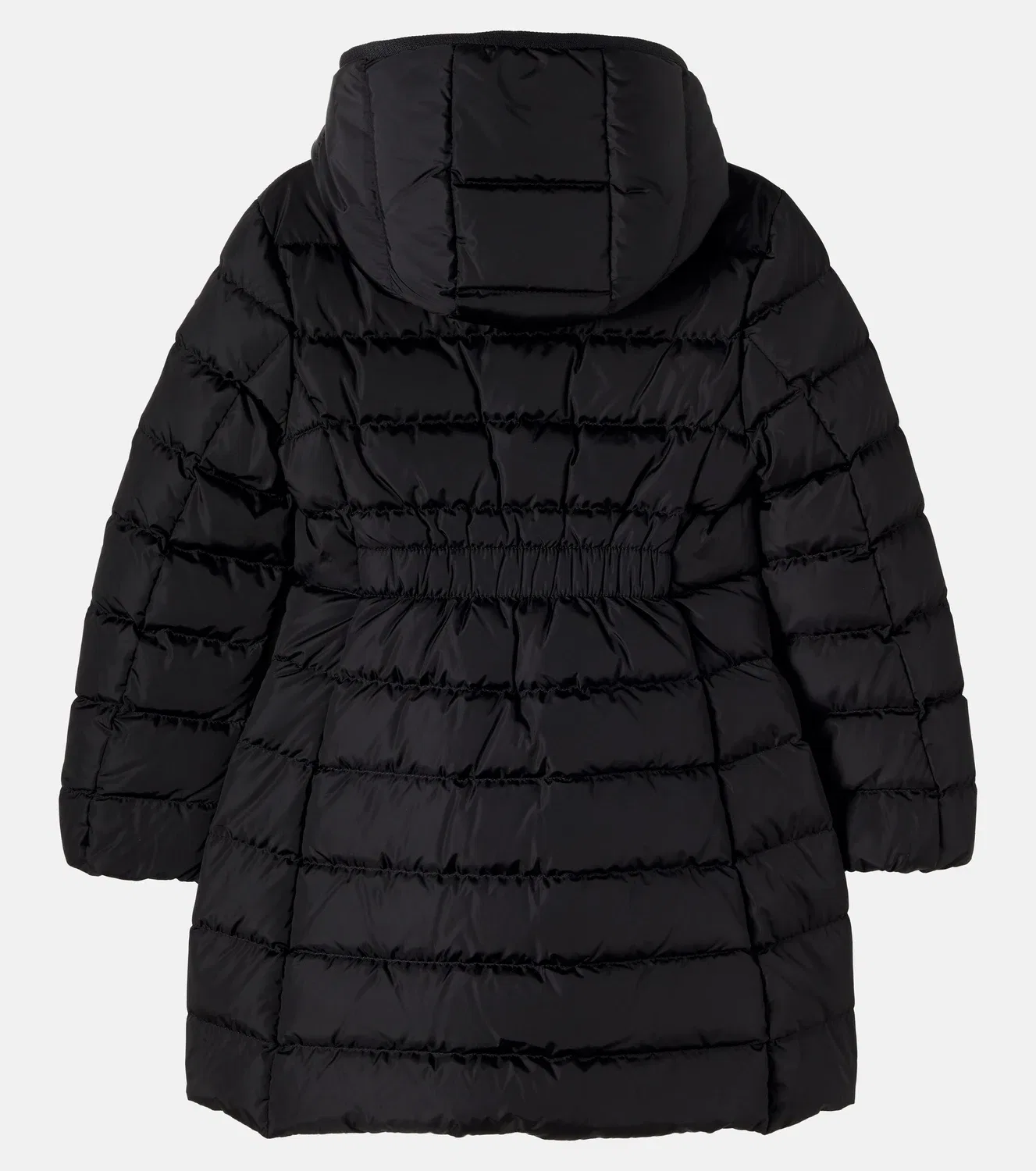 Пуховик с двухсторонней молнией Moncler Enfant, черный — фото 3