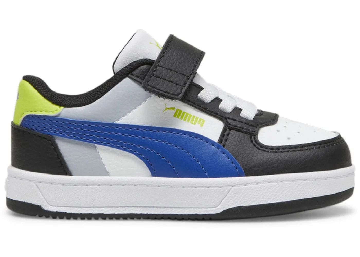 Детские кроссовки Lifestyle Puma Caven 2.0 Block, White/Black/Royal/Neon
