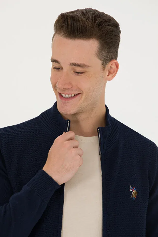 Мужской кардиган с длинным рукавом Basics U.S. Polo Assn., 164809 — фото 2