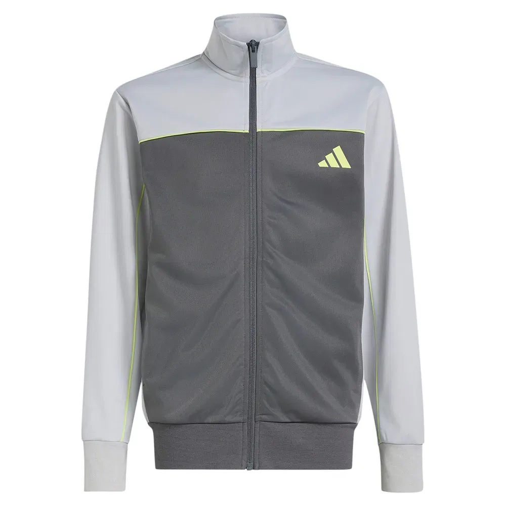Детский спортивный костюм с принтом Tricot Colour Pop Adidas, Grey — фото 3