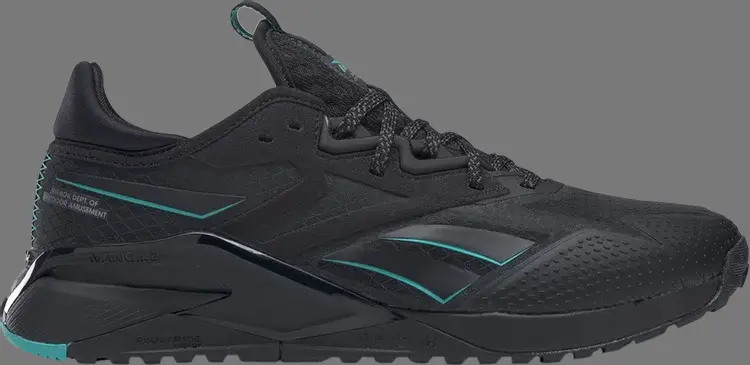 

Кроссовки wmns nano x2 tr adventure 'black classic teal' Reebok, черный, Черный;серый, Кроссовки wmns nano x2 tr adventure 'black classic teal' Reebok, черный
