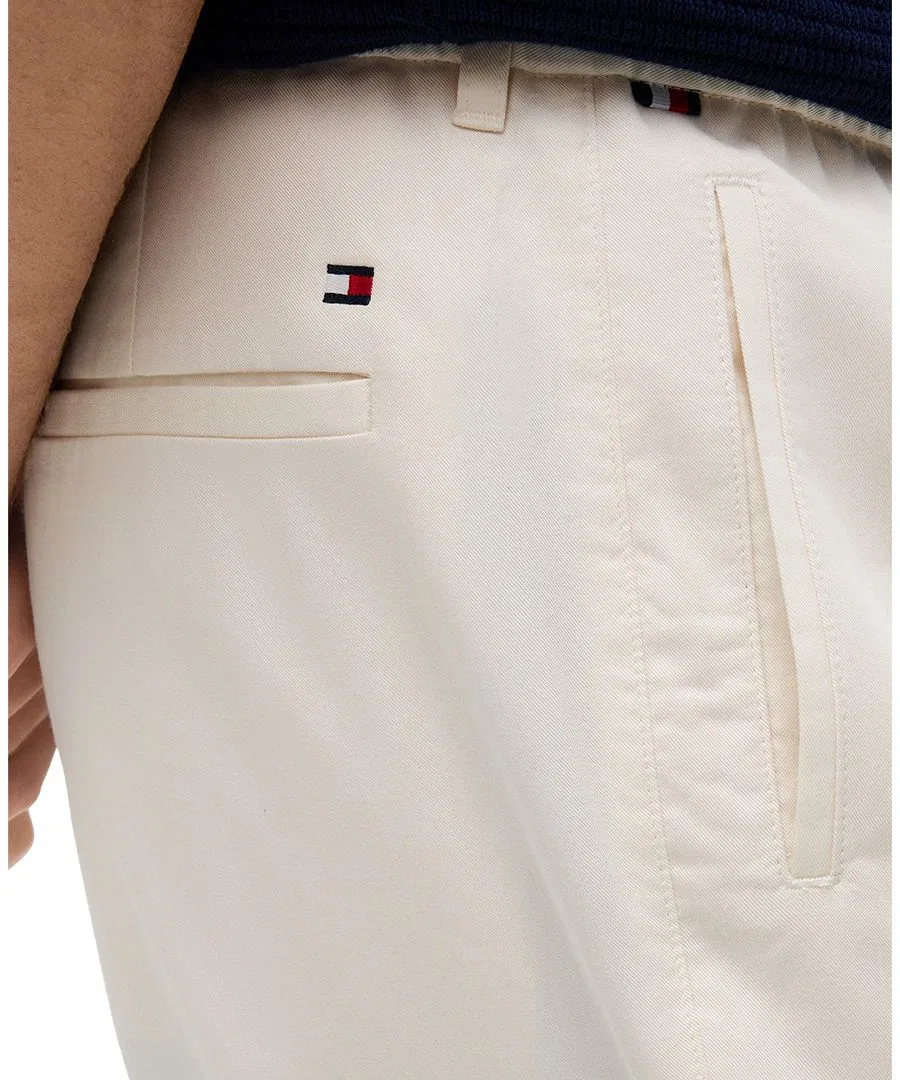Брюки чинос с эластичным поясом, модель Dover Tommy Hilfiger, Ivory Petal — фото 3