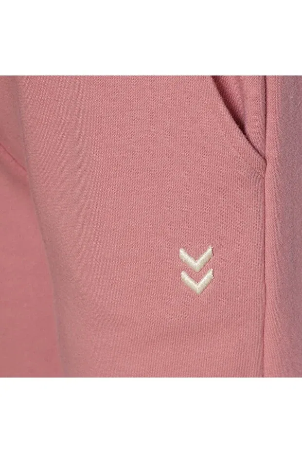 Детские спортивные штаны для девочек с эластичным манжетом Hummel, Pink — фото 4