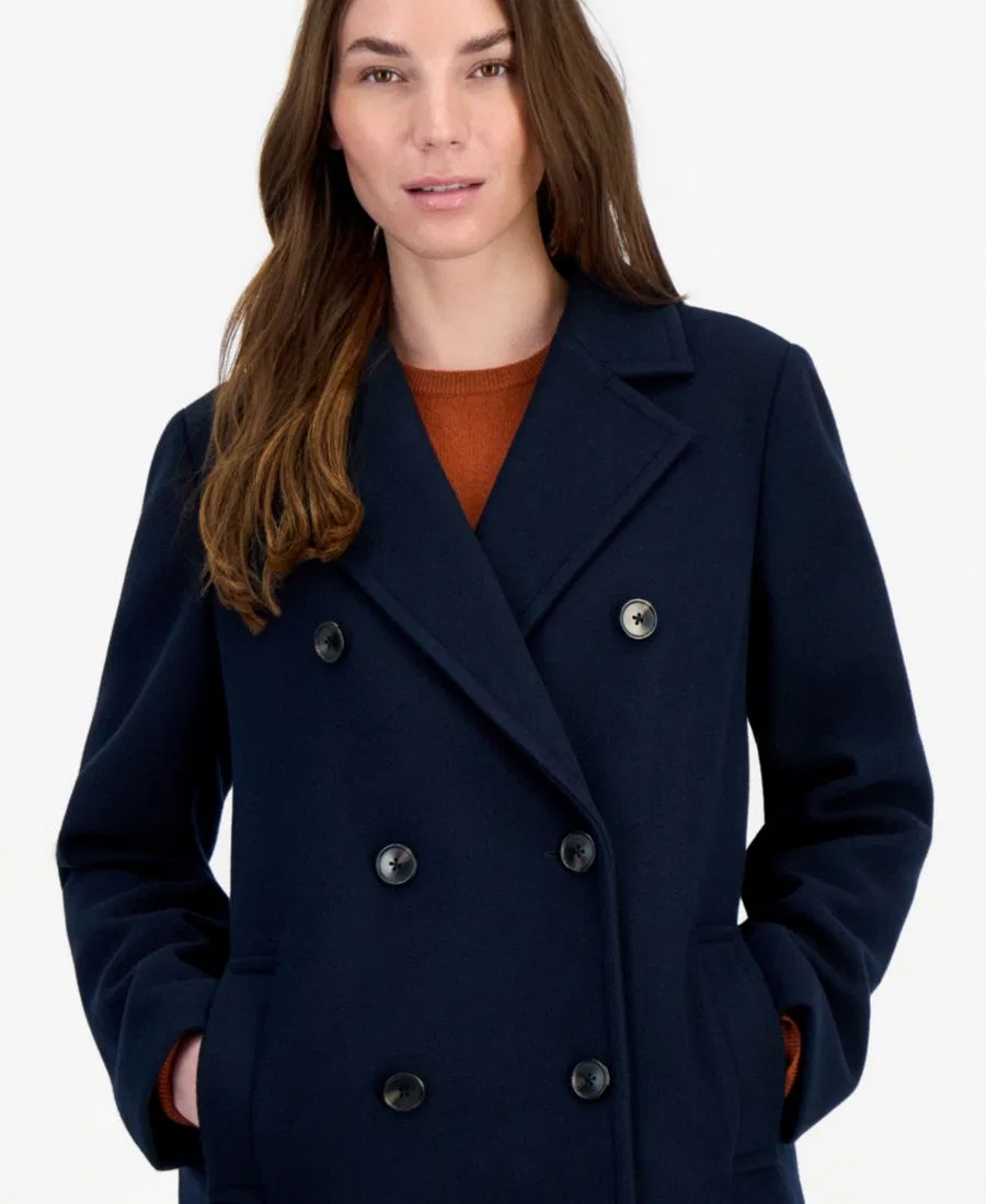 Пальто двубортное Calvin Klein, Navy — фото 2