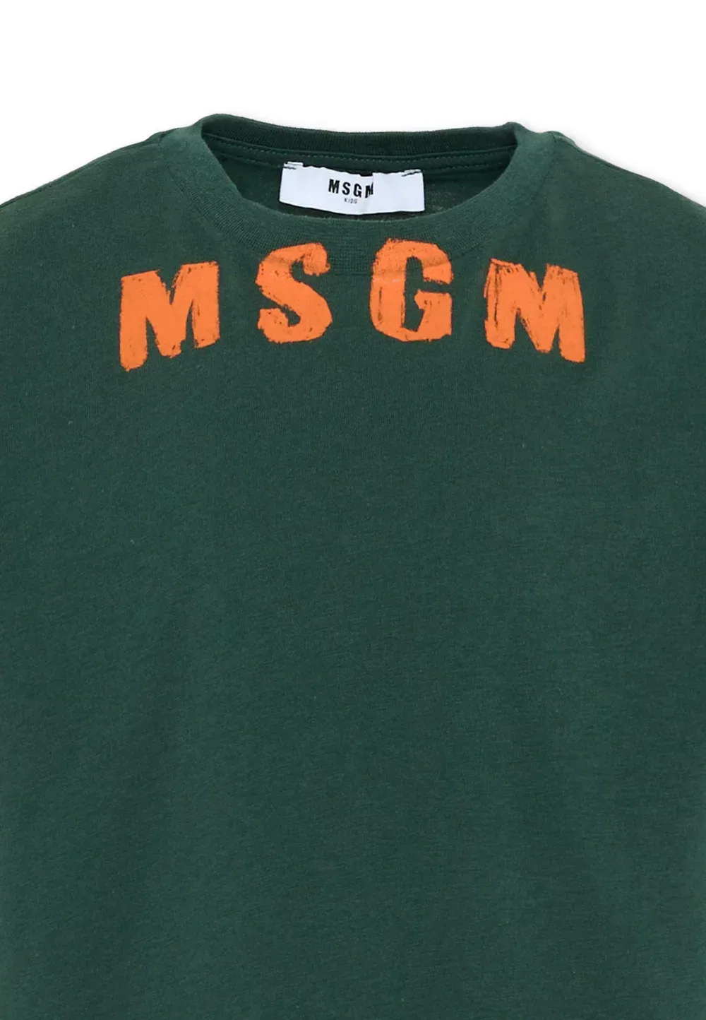 Футболка - футболка с принтом Msgm, Green — фото 3