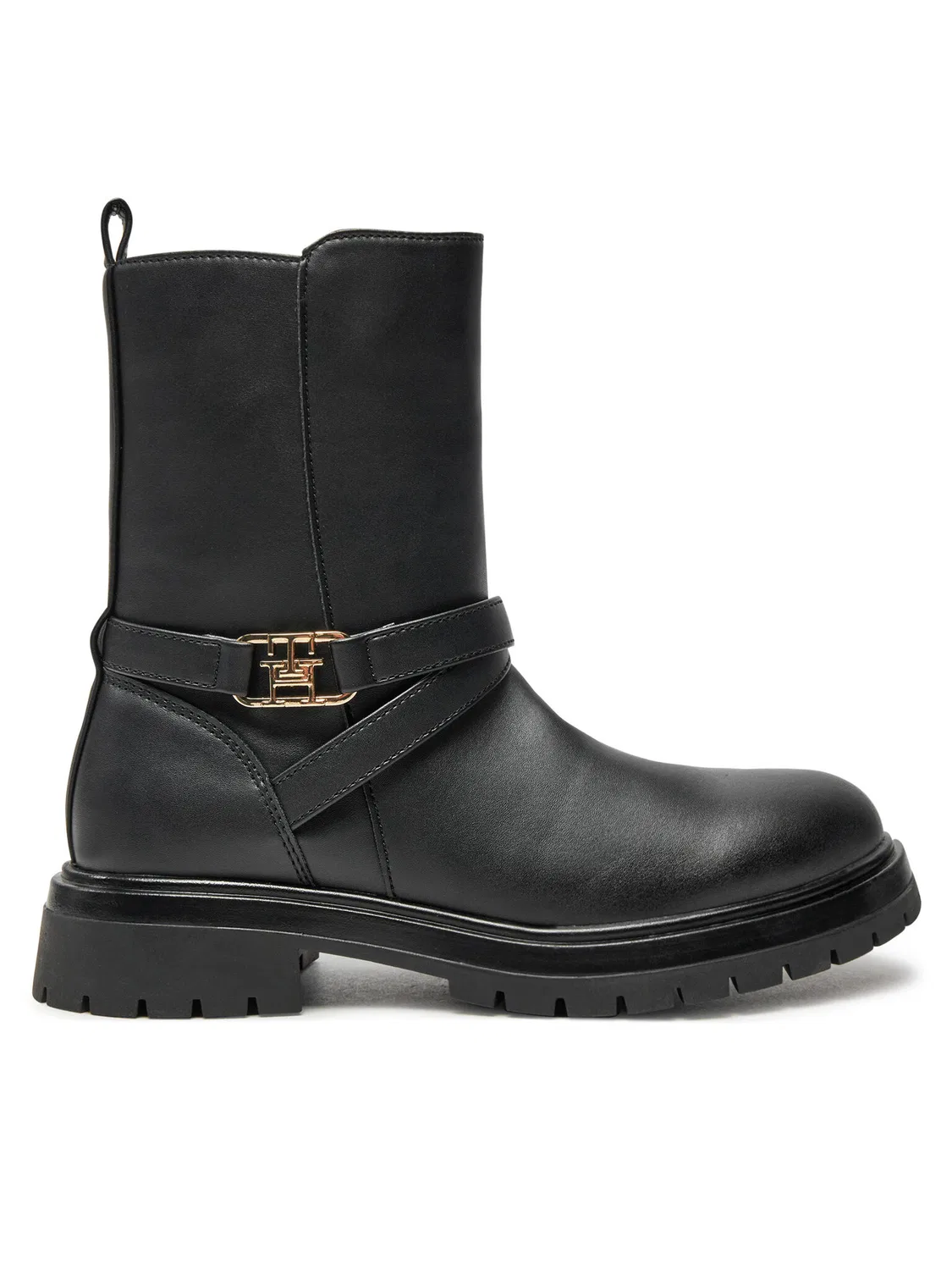 Ботильоны для девочки Boot Tommy Hilfiger, черный