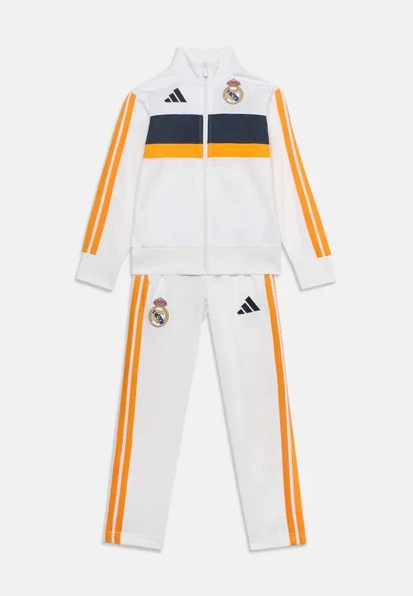 Спортивный костюм «Реал Мадрид» унисекс - клубная одежда Adidas Performance, белый