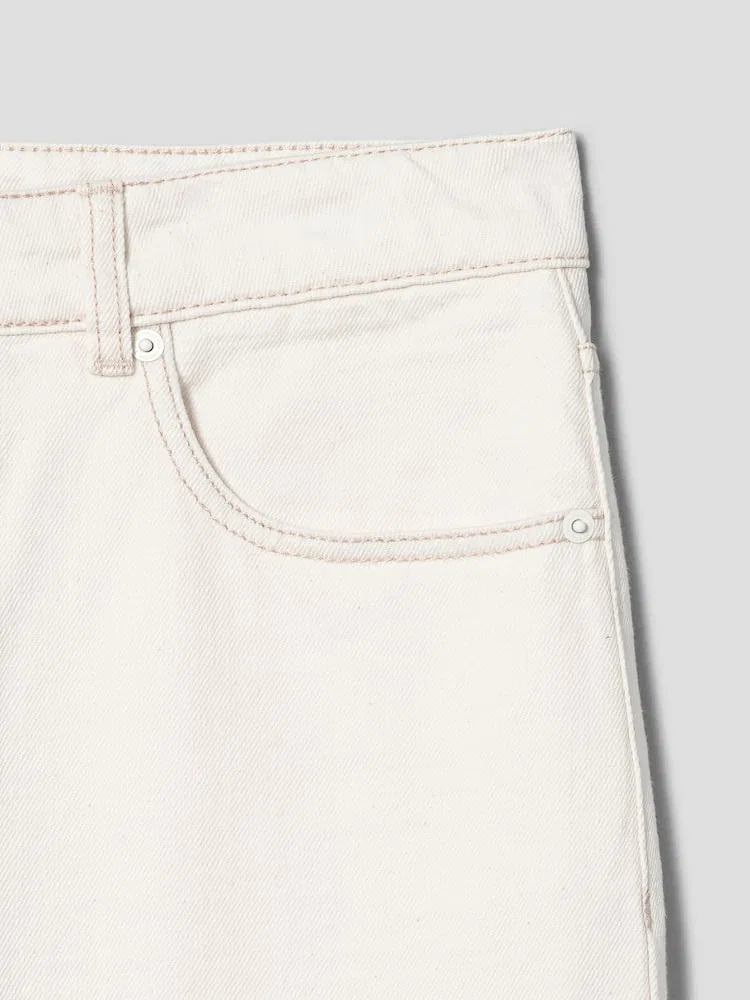 Джинсы Large Fit AMI PARIS, White — фото 4