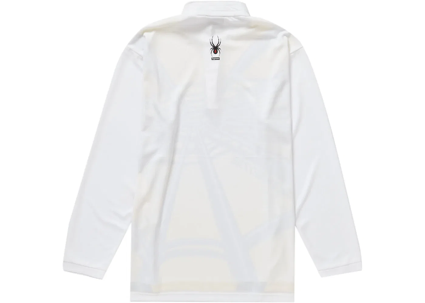 Мужской анорак с принтом паутины Spyder Web Half Zip Supreme, желтый — фото 3