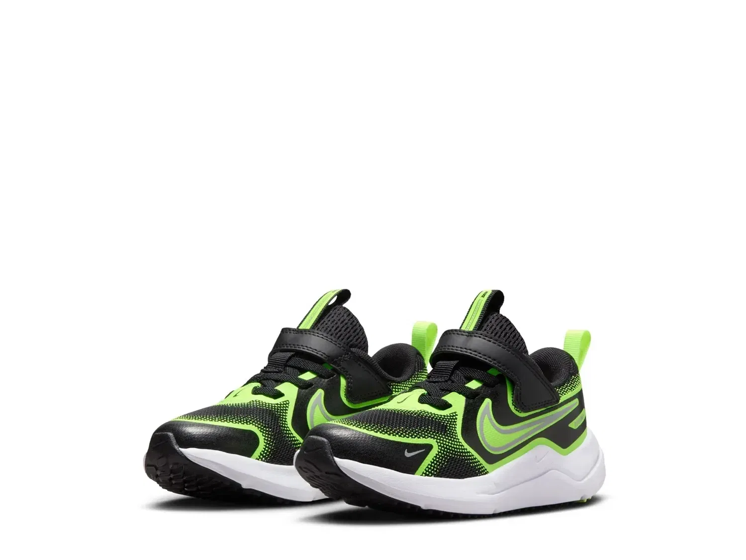 Кроссовки Cosmic Runner, детские, Nike, черно-зеленые — фото 3