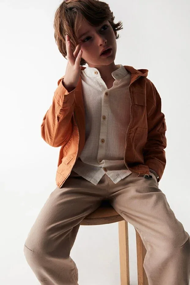 Детская куртка для девочек с принтом Limi boy Nk Kids, Cremite — фото 4
