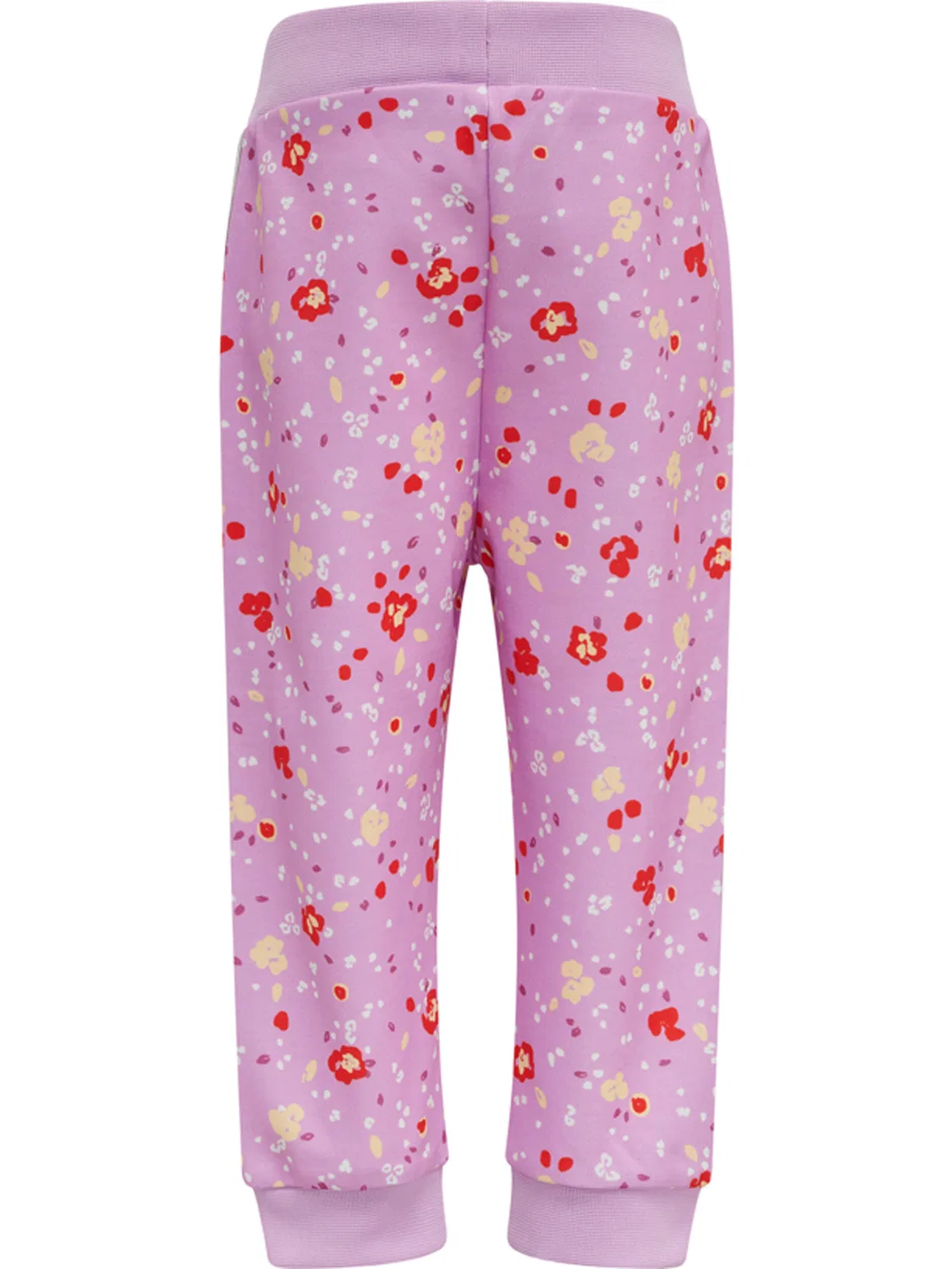Детские спортивные штаны с цветочным принтом Hmlnica Hummel, Blasses Bonbonrosa — фото 2