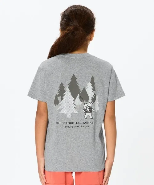 Детская футболка с принтом Shiretoko Toko Tee THE NORTH FACE, Белая — фото 4