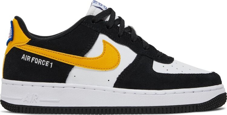 

Кроссовки Nike Air Force 1 LV8 GS 'Black White Dark Sulfur', черный