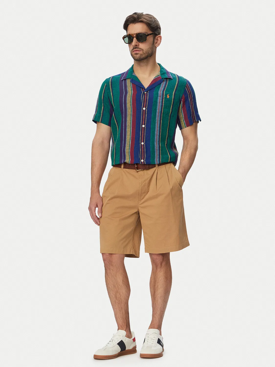 Мужская рубашка стандартного кроя Polo Ralph Lauren, разноцветный — фото 2