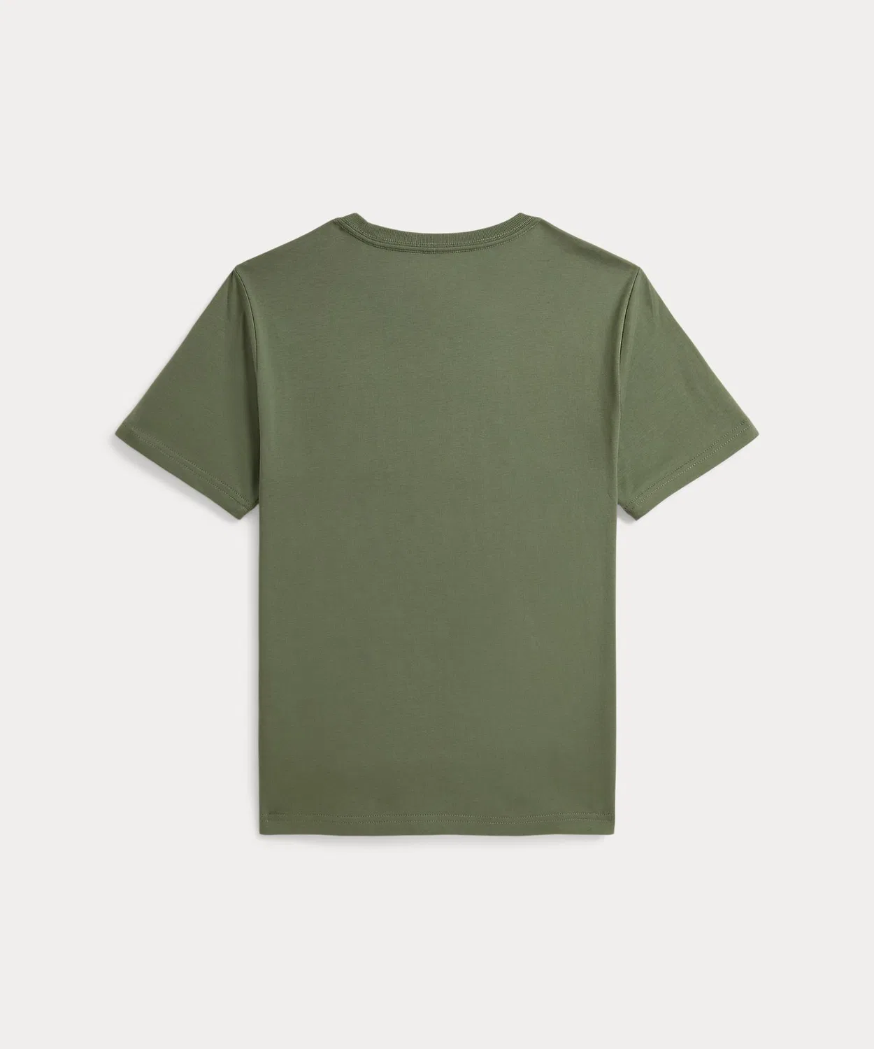 Детская футболка из хлопка с принтом Madras Logo POLO RALPH LAUREN CHILDRENSWEAR, Зеленый — фото 2