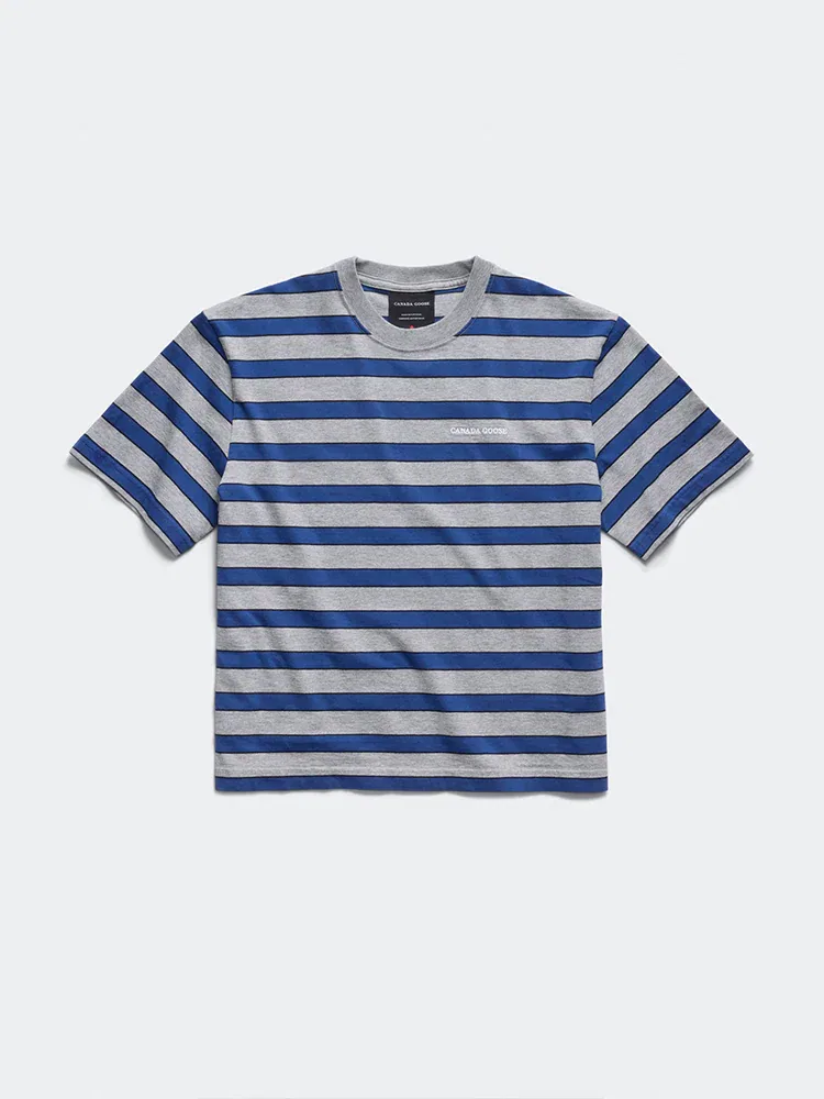 Футболка с полосками Rom Stripe CANADA GOOSE, Navy