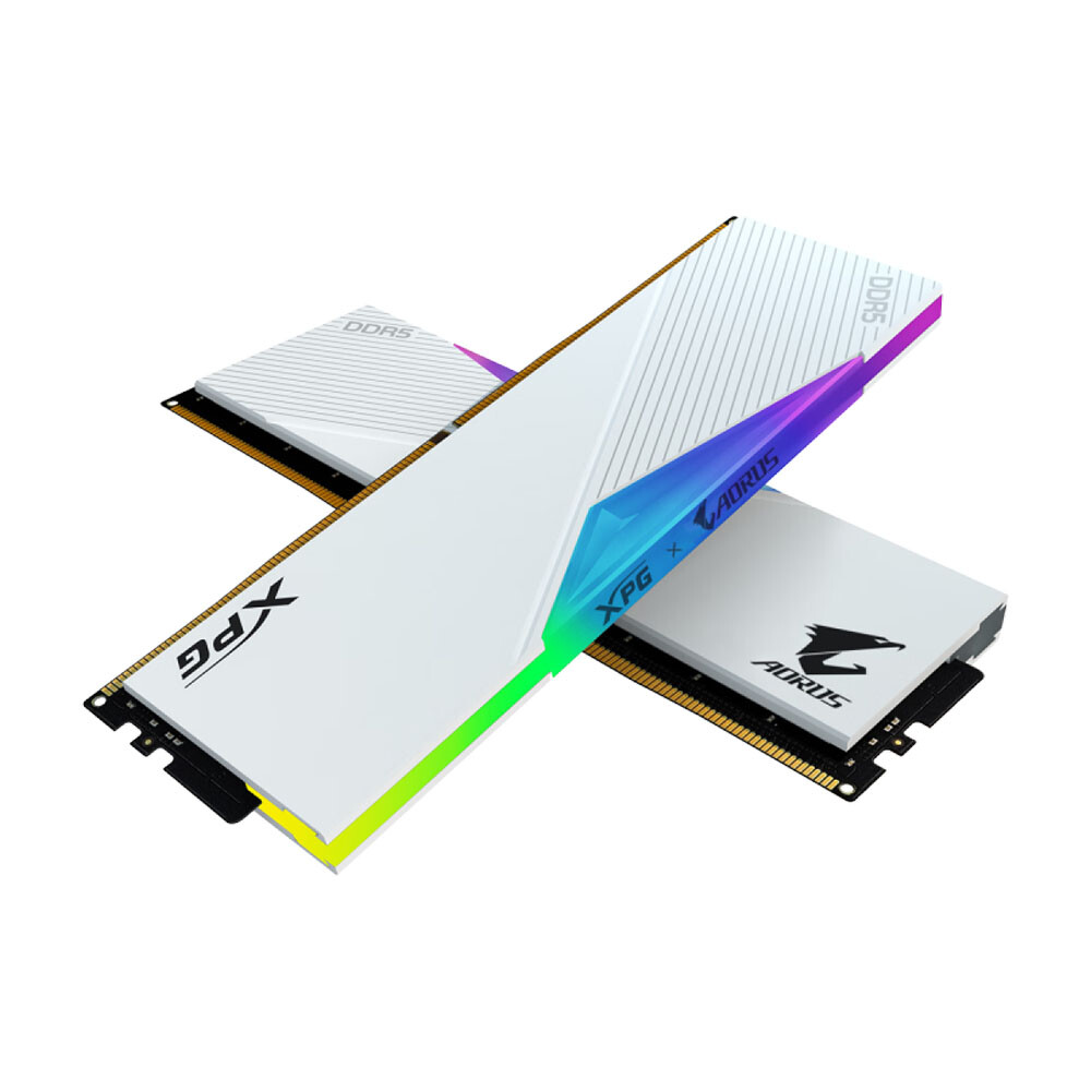 

Оперативная память Adata XPG x Aorus RGB 32 Гб (2х16), DDR5, 7200 МГц, белый