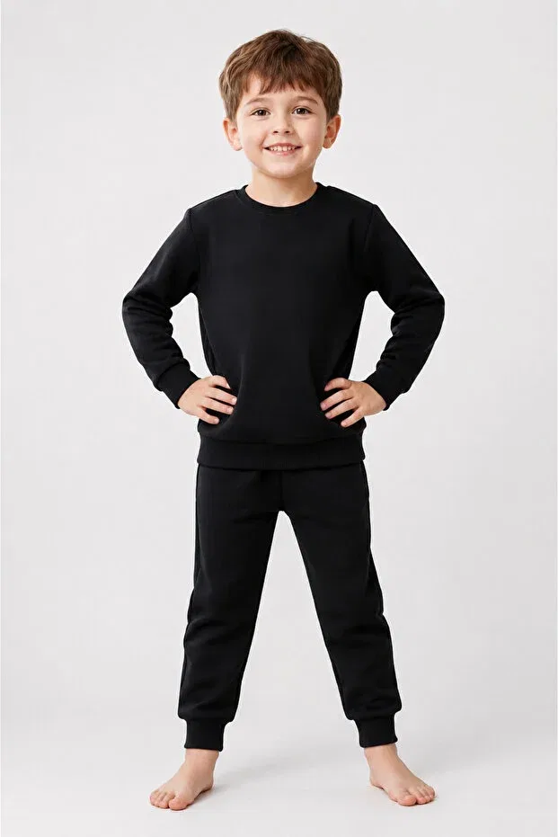 Детский спортивный костюм с длинным рукавом Niy, Black