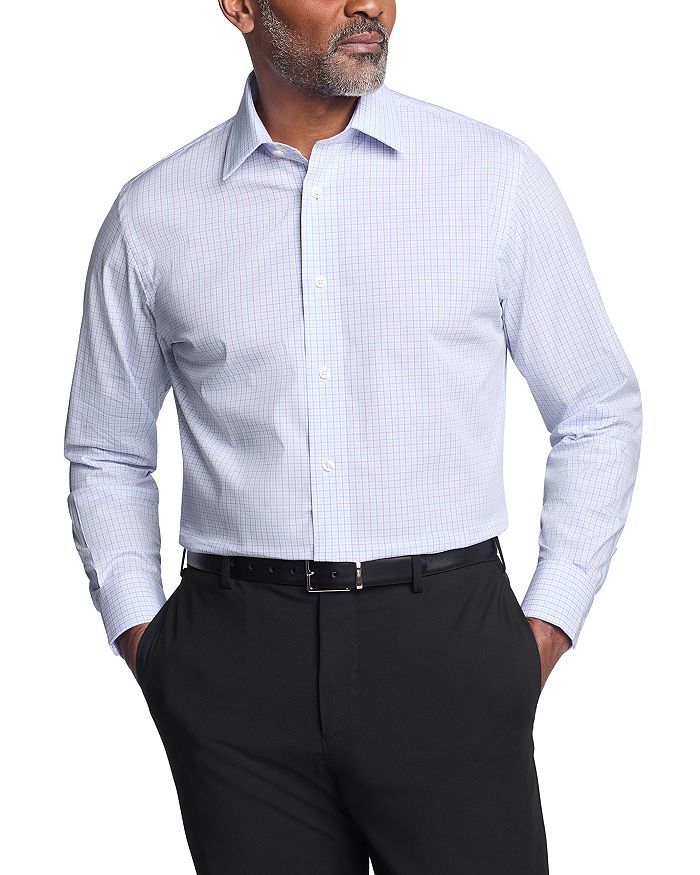

Рубашка-стрейч классического кроя The Men's Store at Bloomingdale's, синий