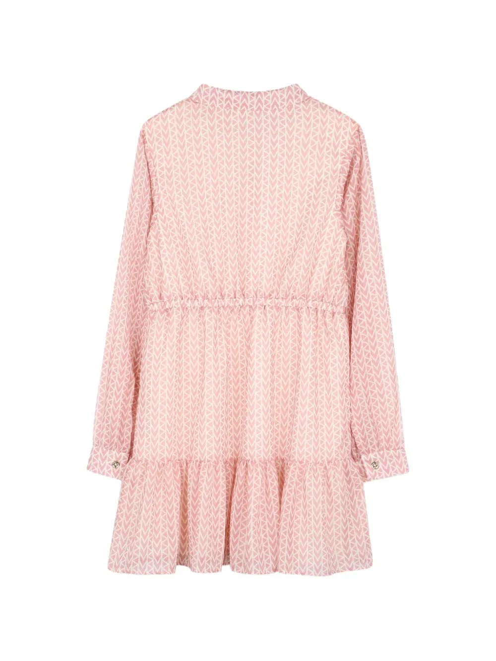 Ярусное платье Michael Kors Kids, розовый — фото 2